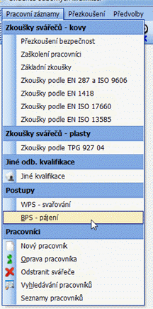 obr. 1 - spuštění katalogu BPS