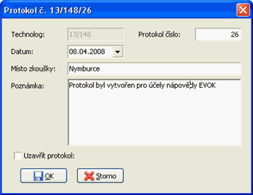 obr. 2 - úprava protokolu